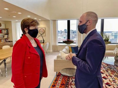 Guzmán viaja a Italia para participar del G20 y reunirse otra vez con Georgieva