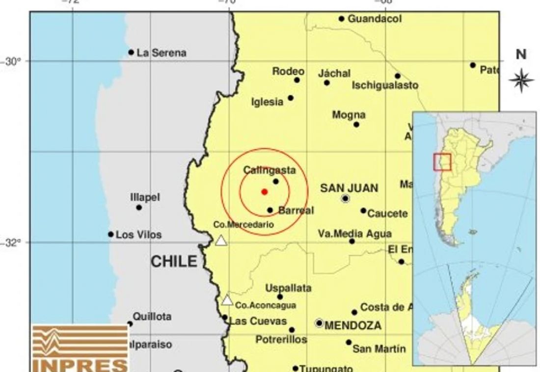 Madrugada movida en Cuyo: un sismo de 4,9 grados sacudió San Juan y Mendoza